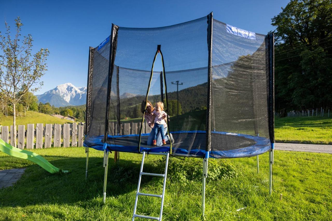 Ferienwohnung Roislerlehen Bischofswiesen Bagian luar foto